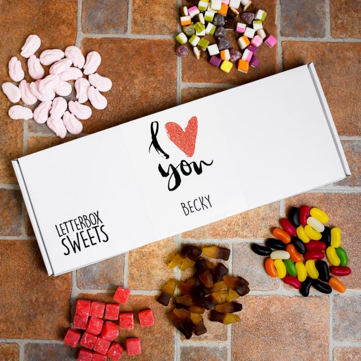 Personalised Letter Box Sweets product image