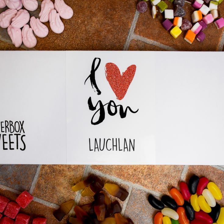 Personalised Letter Box Sweets product image