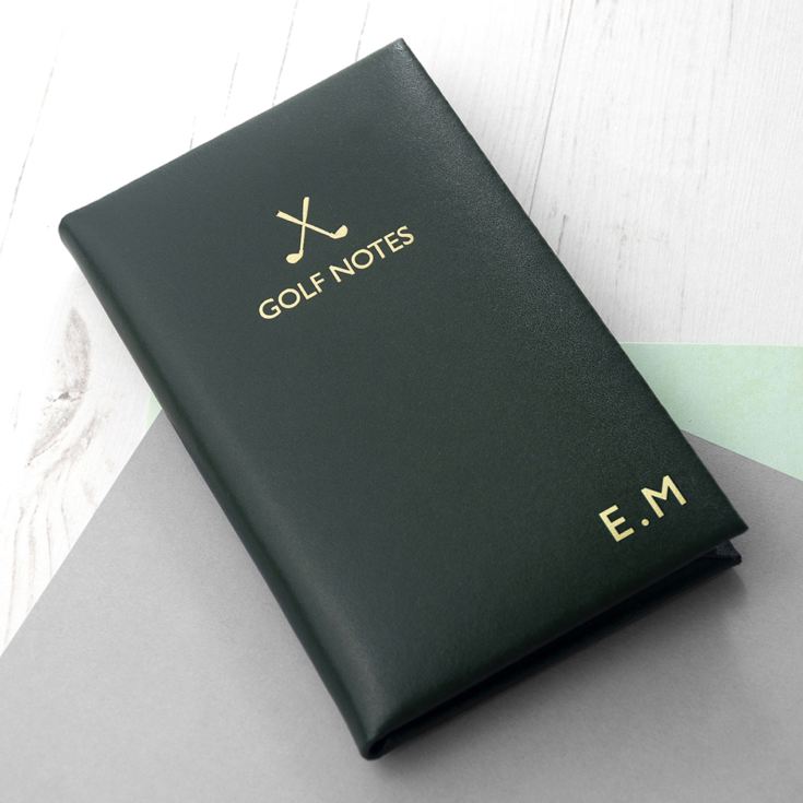 Personalised Luxury Leather Golf Notes product image