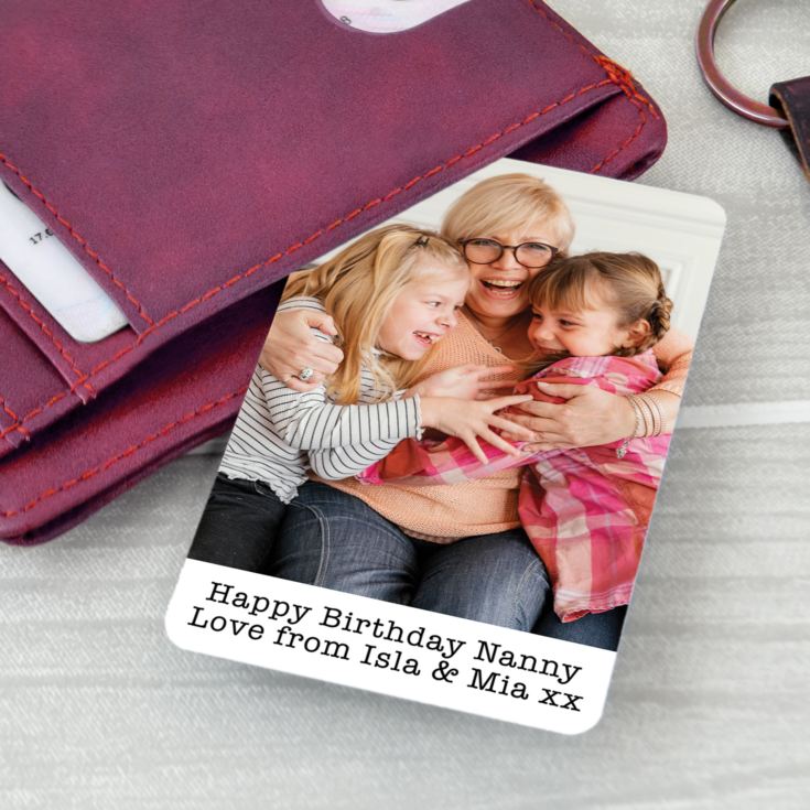 Personalised Metal Wallet Photo Cards product image