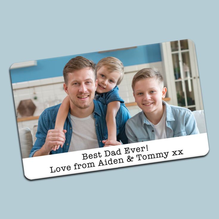 Personalised Metal Wallet Photo Cards product image