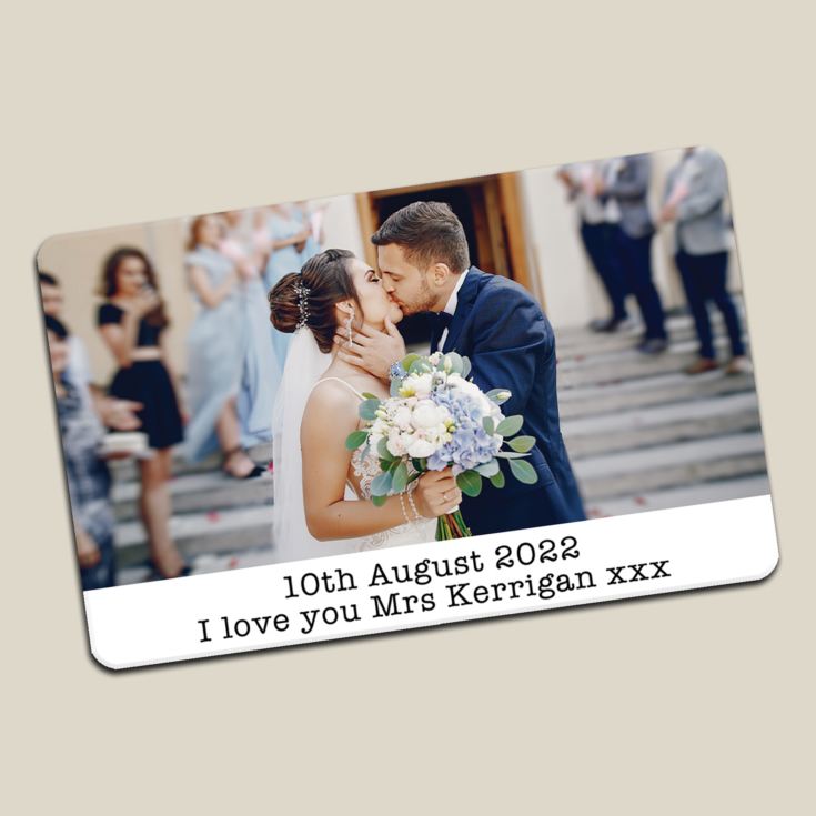 Personalised Metal Wallet Photo Cards product image