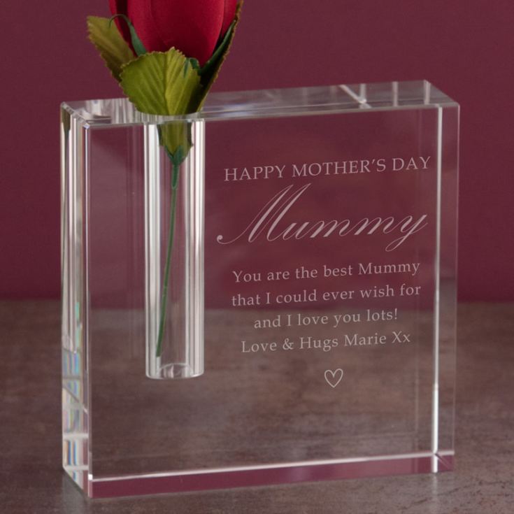 personalised mothers day vase