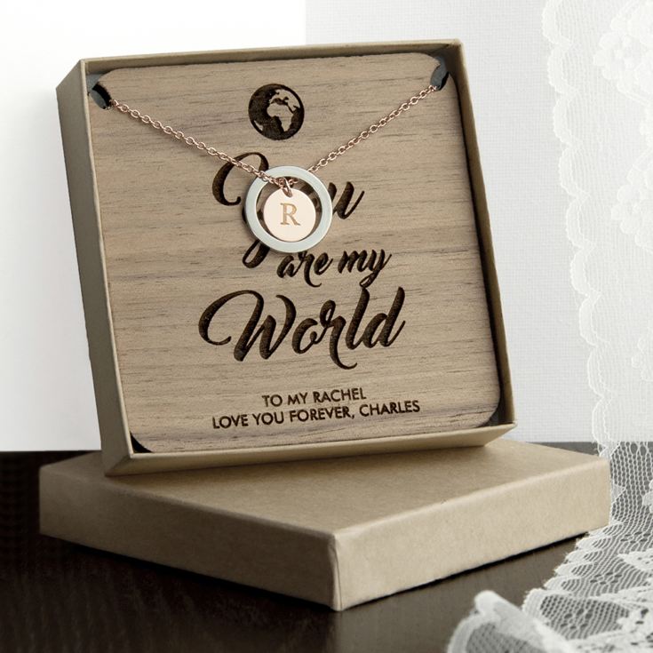Personalised My World Necklace & Keepsake product image