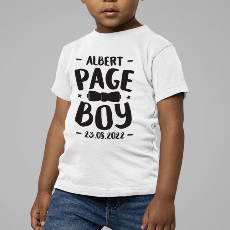 Personalised Page Boy T-Shirt product image