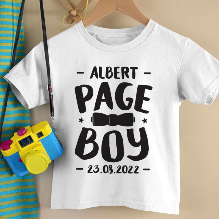 Personalised Page Boy T-Shirt product image