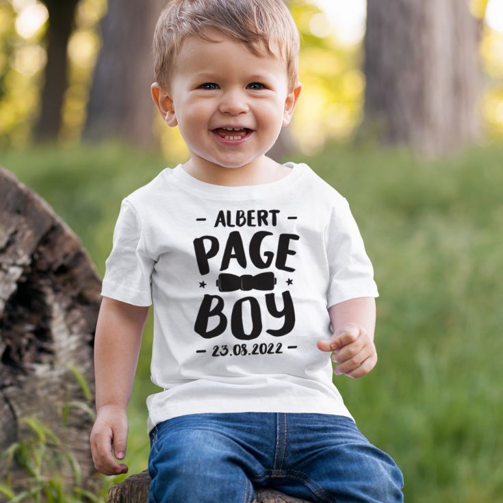 Personalised Page Boy T-Shirt product image