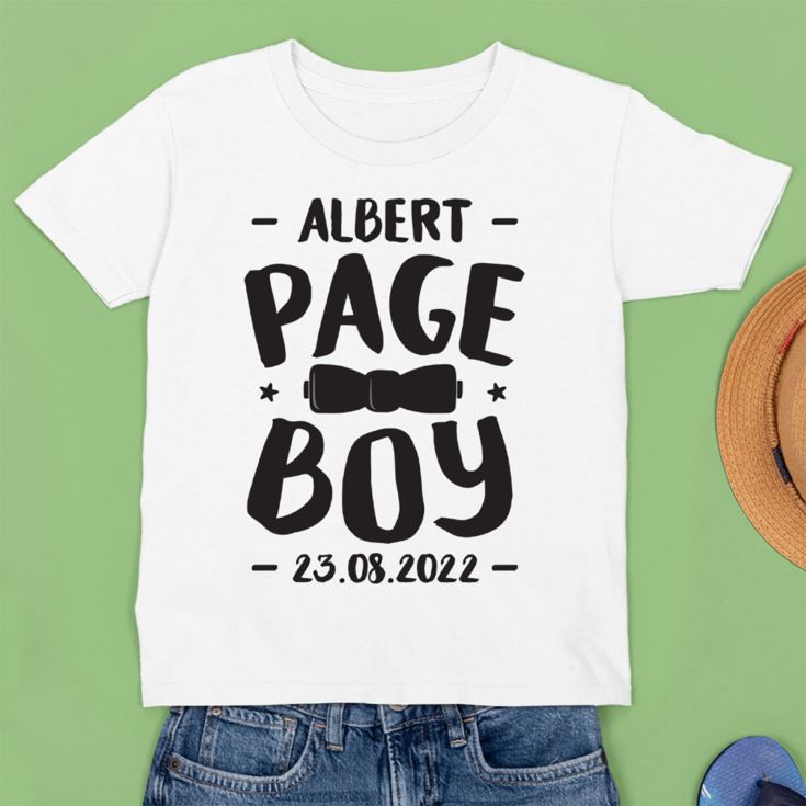 Personalised Page Boy T-Shirt product image