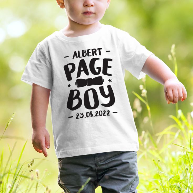 Personalised Page Boy T-Shirt product image