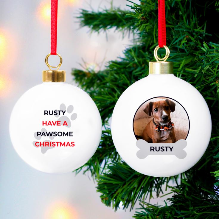 Personalised Pet Photo Bauble product image