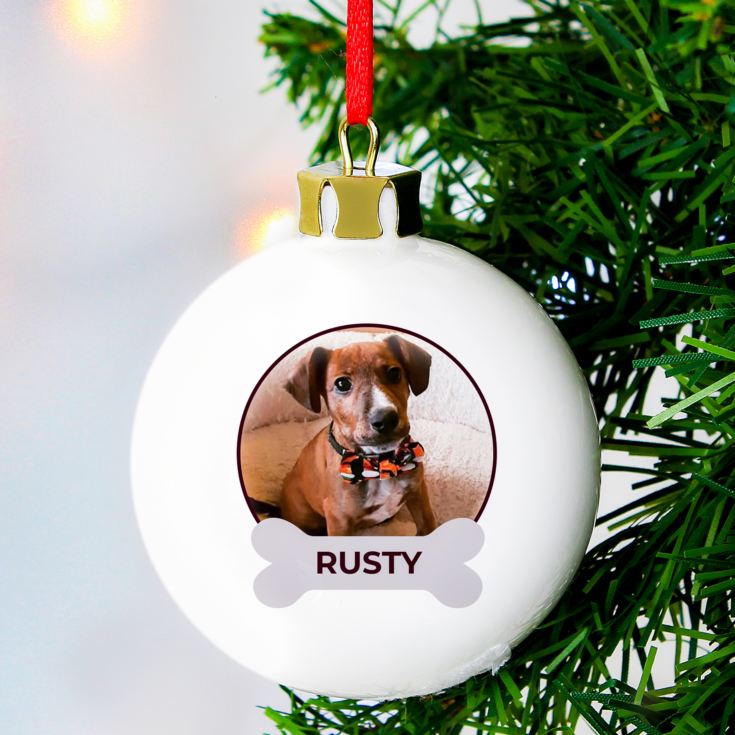 Personalised Pet Photo Bauble product image