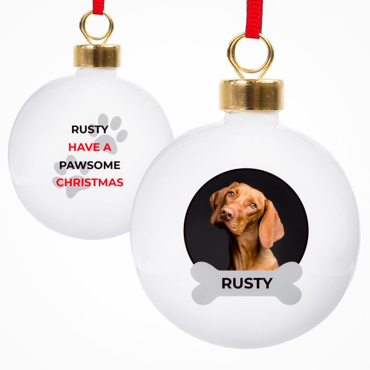 Personalised Pet Photo Bauble product image