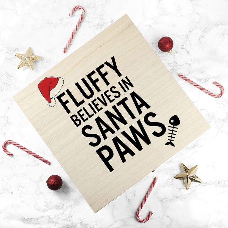 Personalised Pets Santa Paws Christmas Eve Box product image