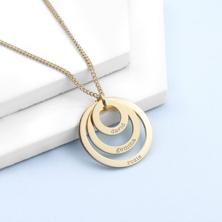 Personalised Rings of Love Necklace product image