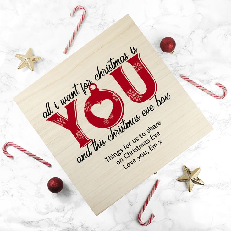 Personalised Romantic Couples Christmas Eve Box product image