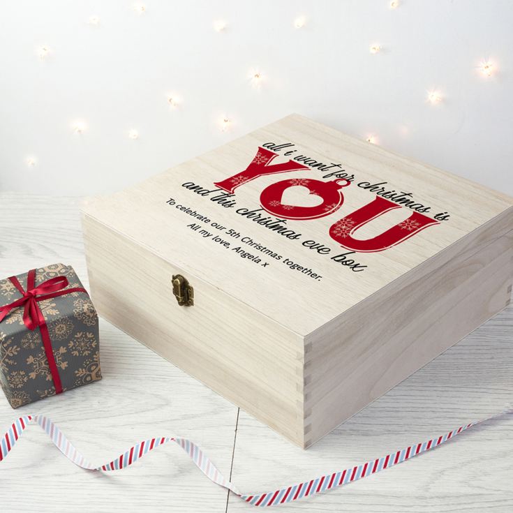 Personalised Romantic Couples Christmas Eve Box product image