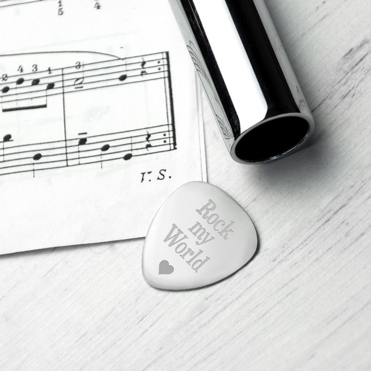 Personalised Romantic Plectrum product image