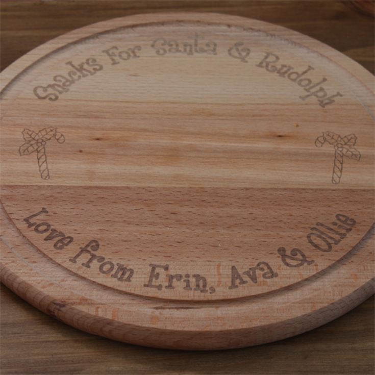 Personalised Wooden Santa Plate product image