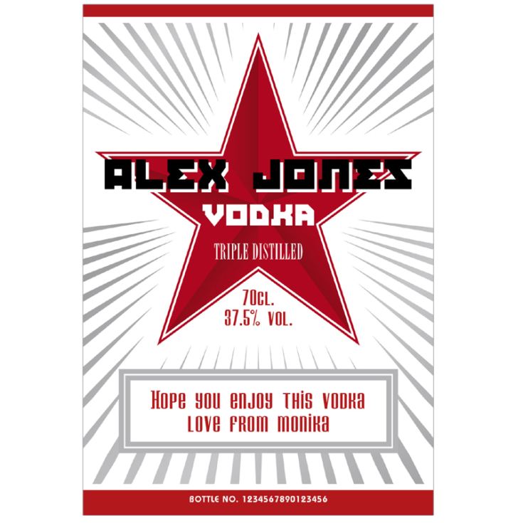 Personalised Vodka product image