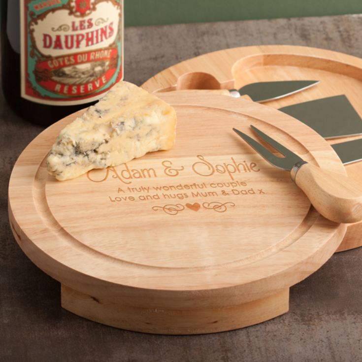 Personalised Cheese Board and Knife Set product image
