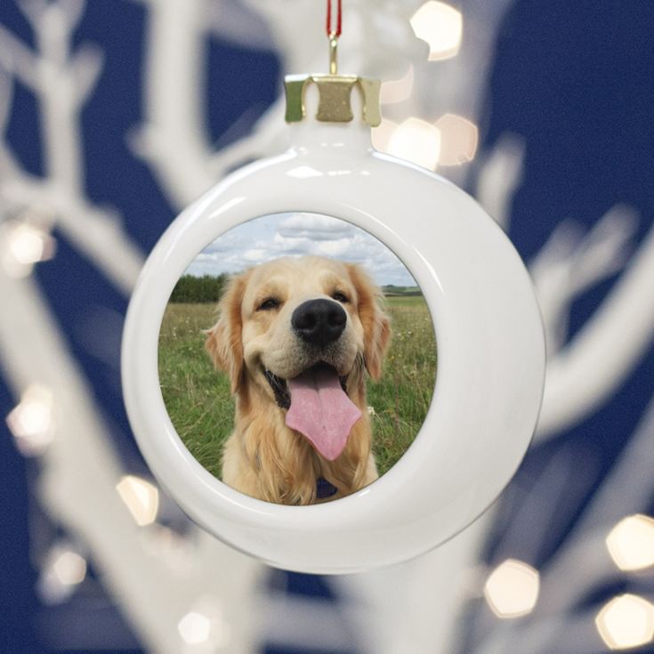 dog christmas baubles