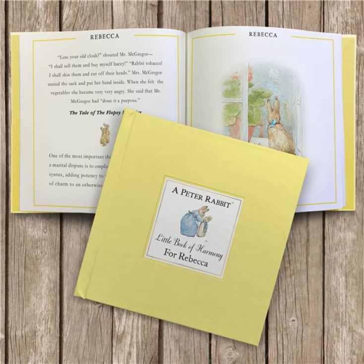 The Peter Rabbit Little Book of Harmony - Personalised Childrens Book product image