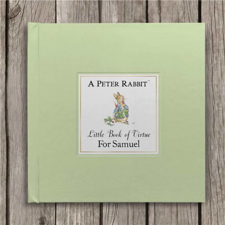 The Peter Rabbit Little Book of Virtue - Personalised Childrens Book product image