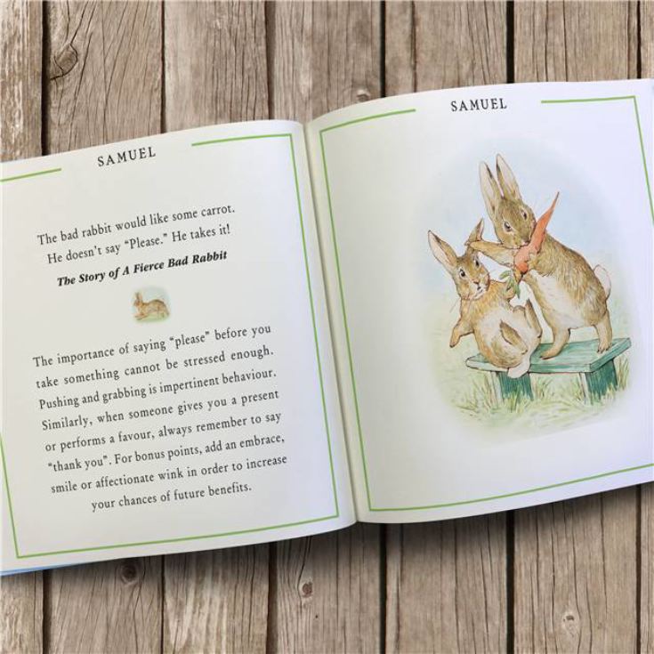 The Peter Rabbit Little Book of Virtue - Personalised Childrens Book product image