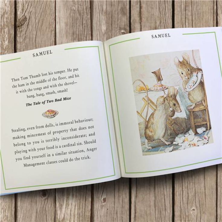 The Peter Rabbit Little Book of Virtue - Personalised Childrens Book product image