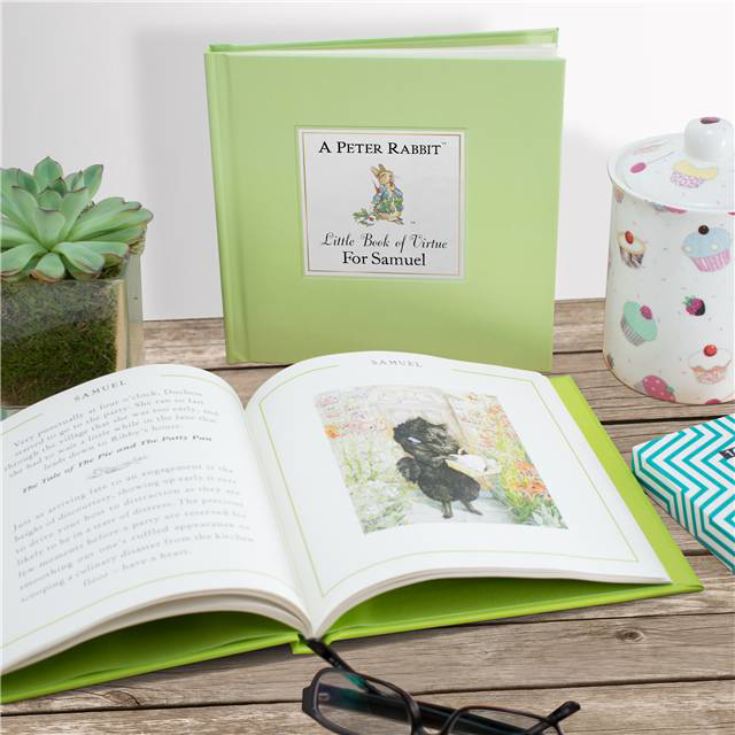 The Peter Rabbit Little Book of Virtue - Personalised Childrens Book product image