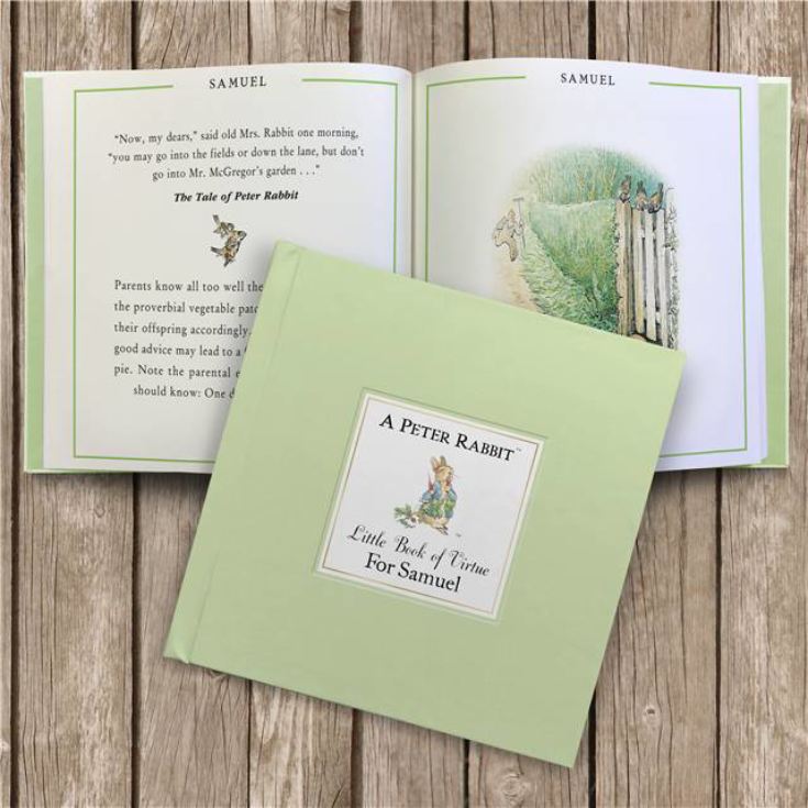 The Peter Rabbit Little Book of Virtue - Personalised Childrens Book product image