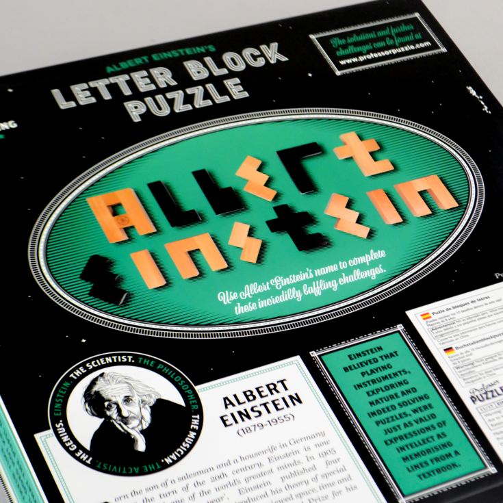 Einstein Letter Block Puzzle product image