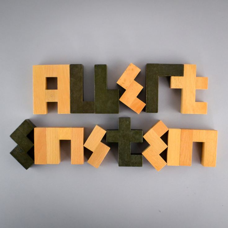 Einstein Letter Block Puzzle product image