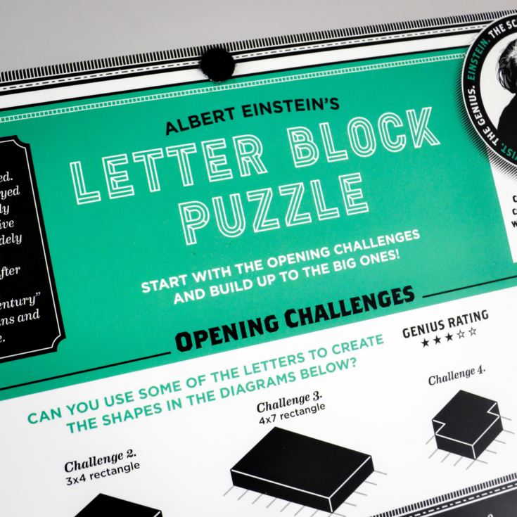 Einstein Letter Block Puzzle product image