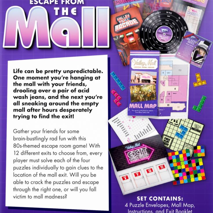 Escape from the Mall Escape Room Game product image