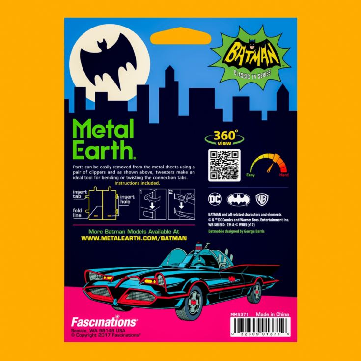 Metal Earth Batman Classic Batmobile Model Kit product image