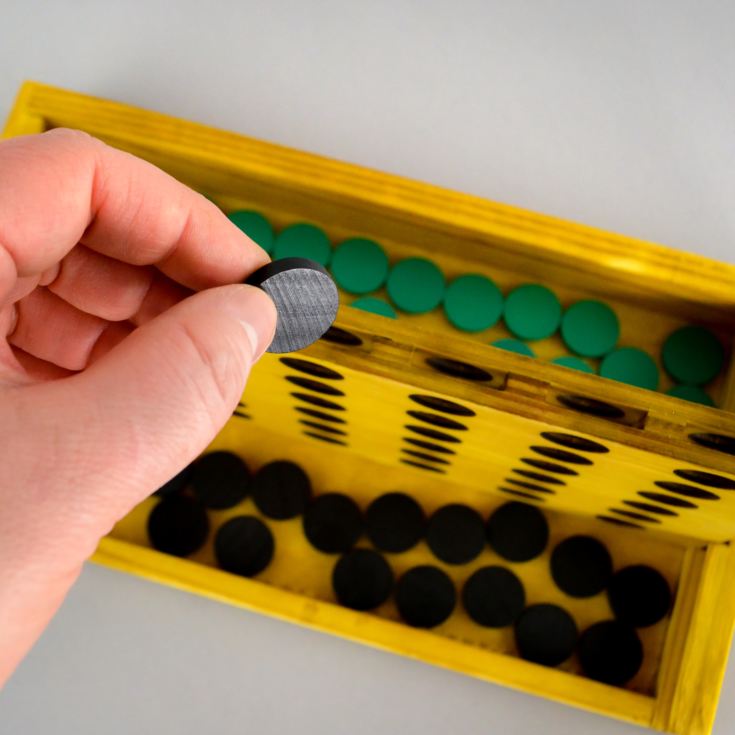 Four in a Row Wooden Game product image