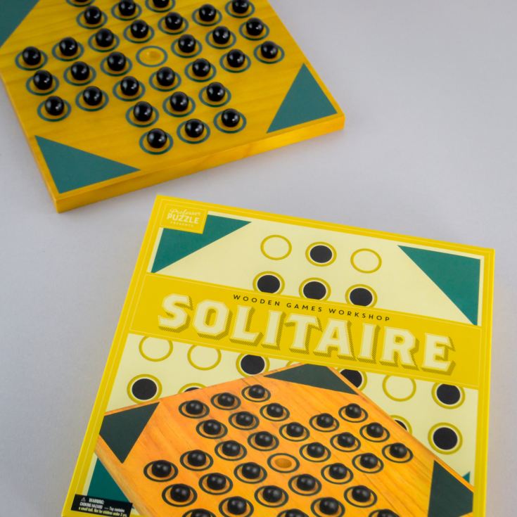 Wooden Solitaire Game product image