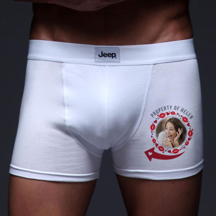 Personalised Photo Upload Boxer Shorts product image