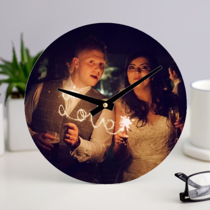 Personalised Photo Upload Clock product image