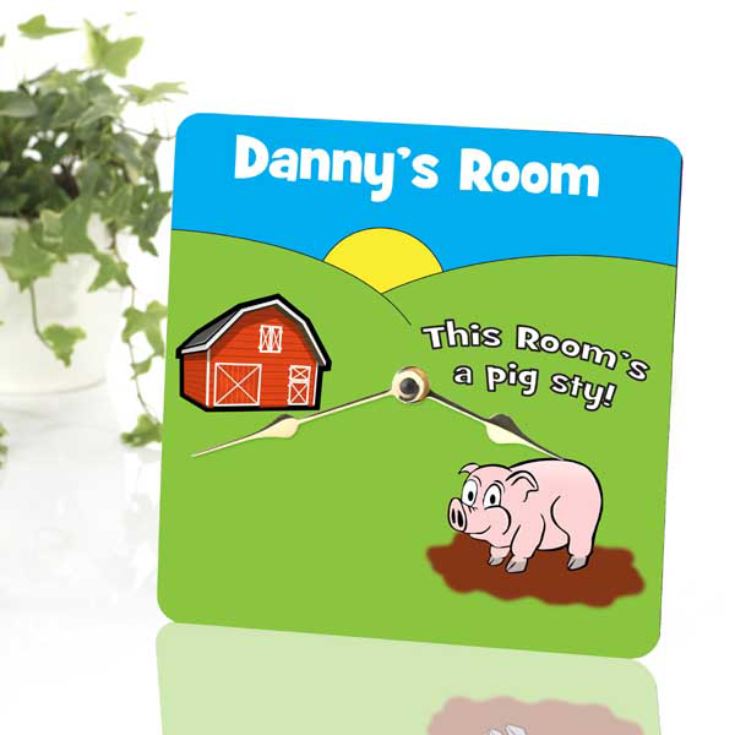 Farm Personalised Clock The Gift Experience