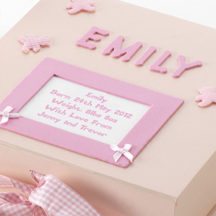 Handmade Personalised Baby Memory Box product image