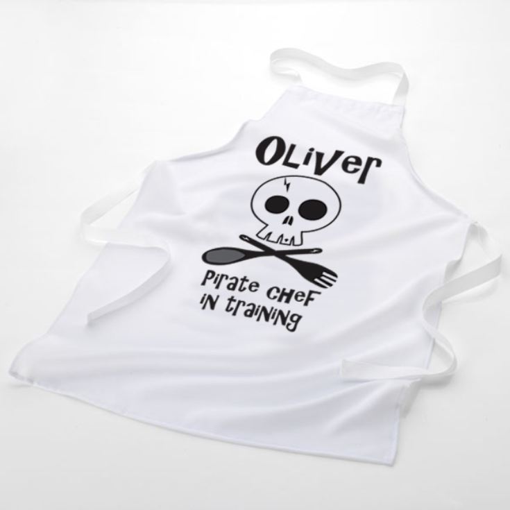 Personalised Pirate Chef Children's Apron product image