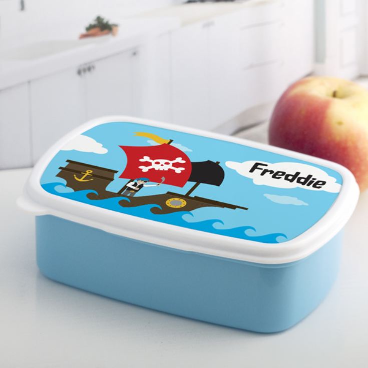 Personalised Pirate Ship Lunch Box product image