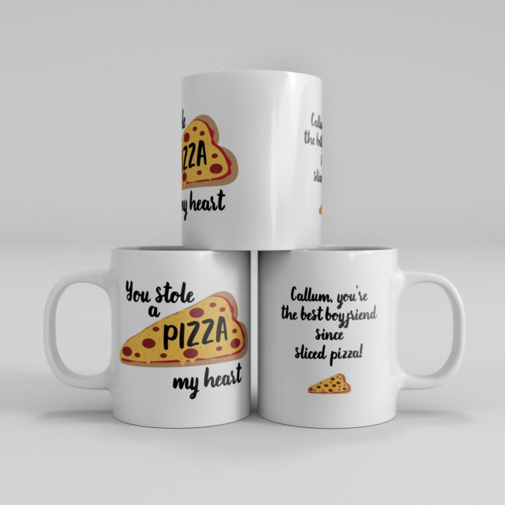 Personalised Pizza My Heart Mug product image