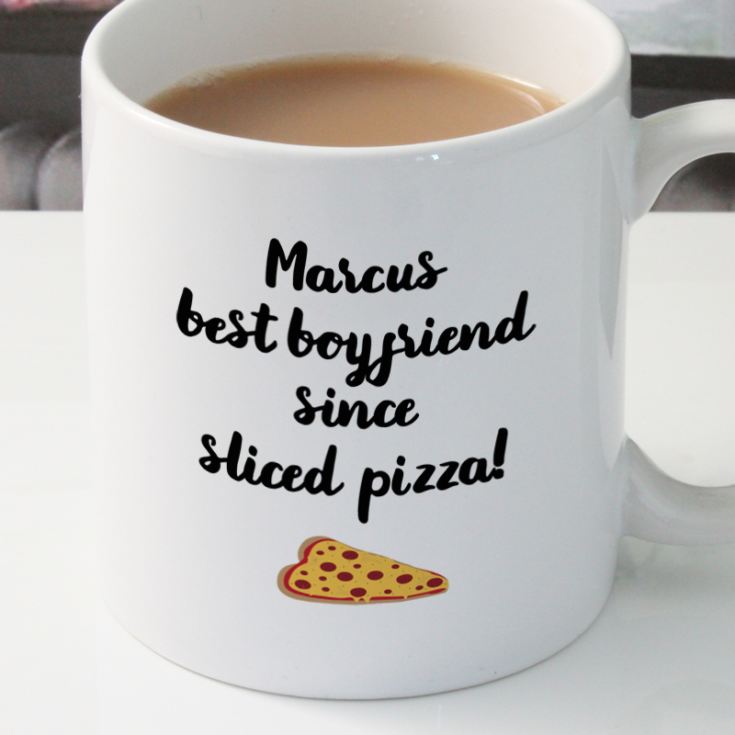Personalised Pizza My Heart Mug The Gift Experience