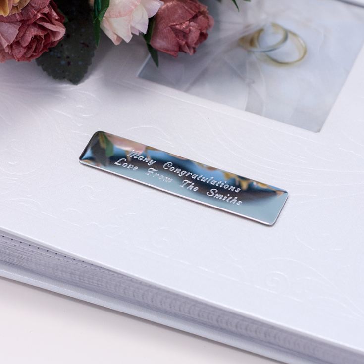 Personalised Ivory Wedding Rings Photo Album product image