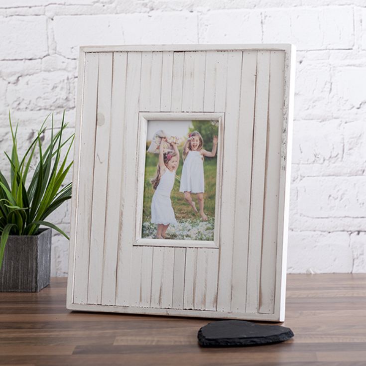 Playa 4 x 6 White Wood Photo Frame product image