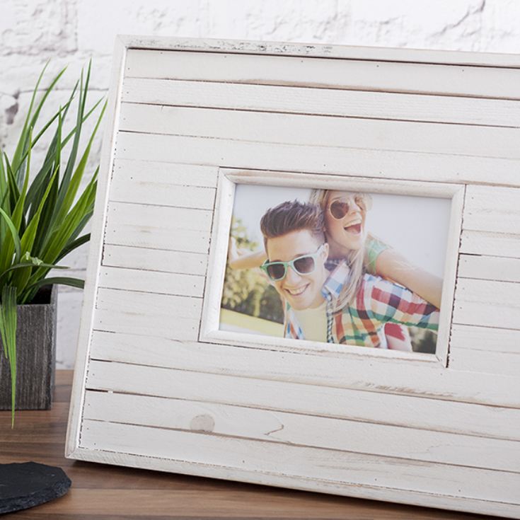 Playa 4 x 6 White Wood Photo Frame product image