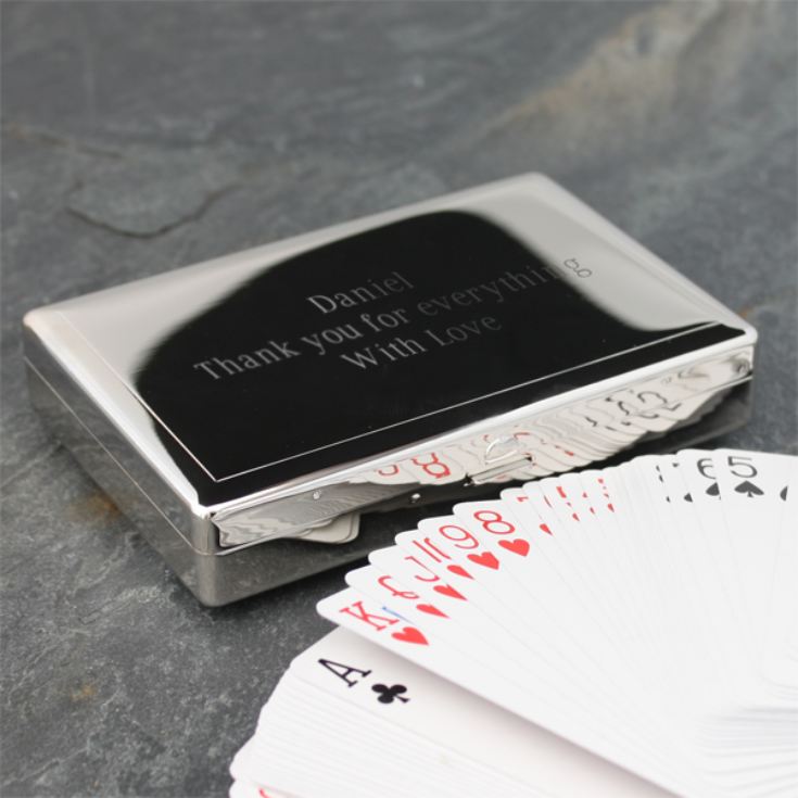 Luxury Personalised Playing Cards Hand Printed